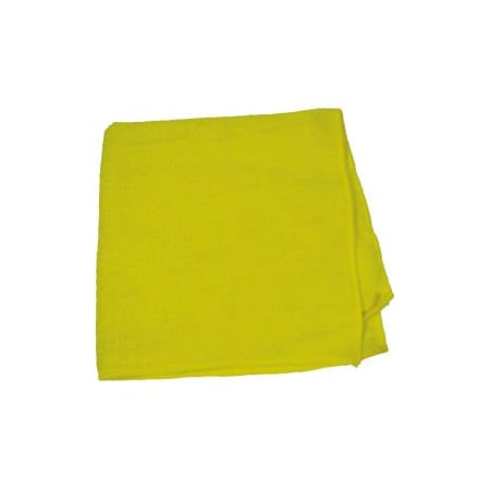 Nationwide Sales Perfect Products Microfiber Cloths 16"x16", Yellow - CSA008E